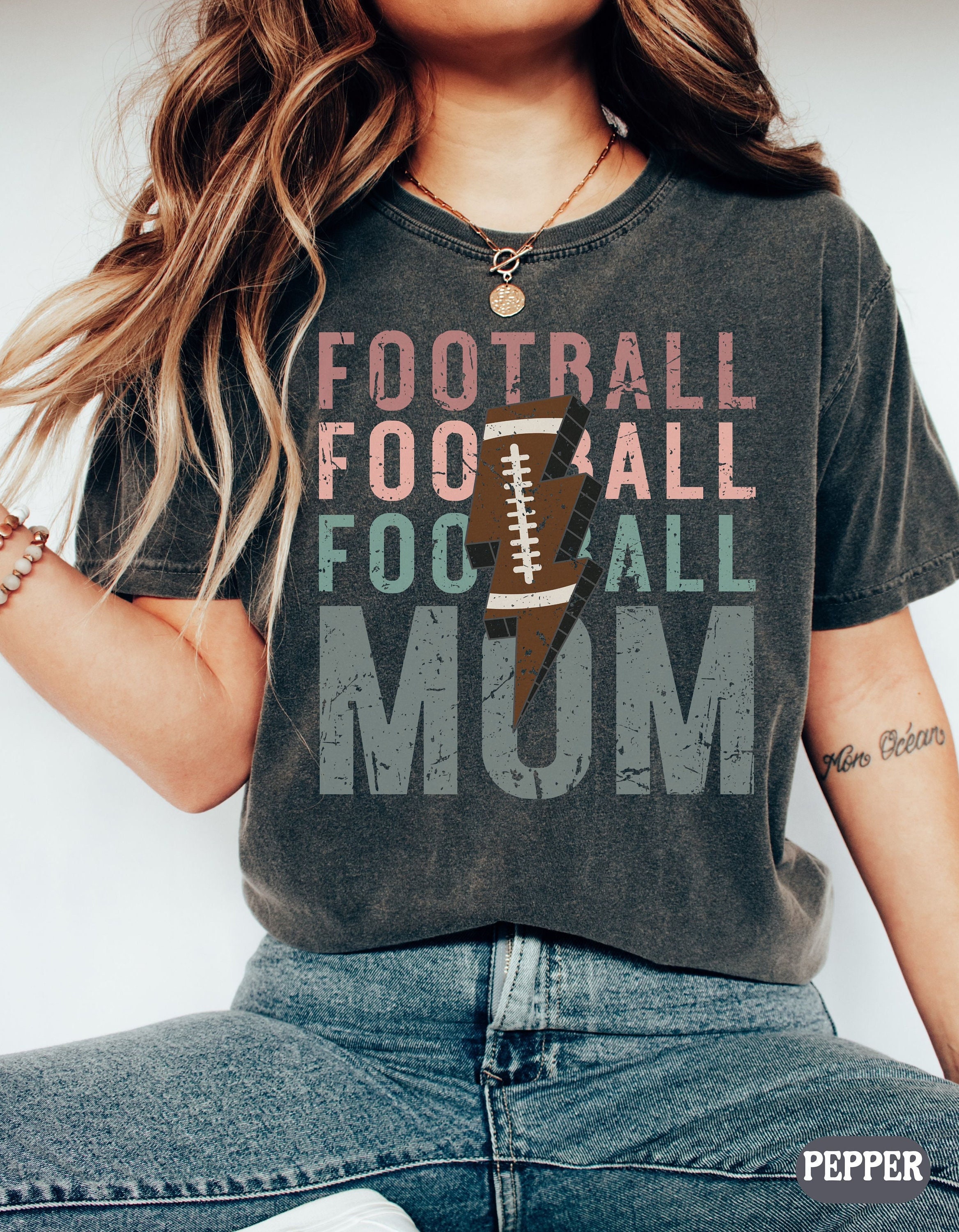 football mom shirt custom game day tee personalized senior football mama t shirt for football season moms i4obv scaled