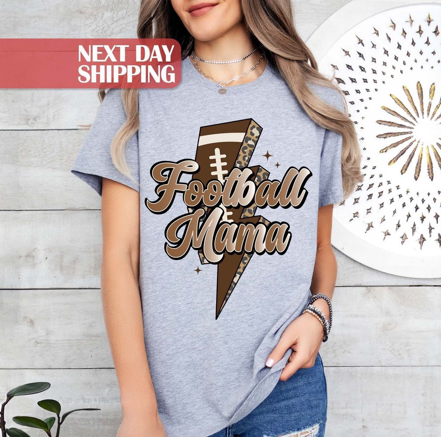 football mom shirt for game day sports mama t shirt womens football shirt best mom ever gift tmsjm