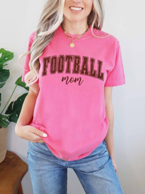 football mom shirt for game day sports moms funny football fan tee best mom ever gifts for mothers day sjbhq scaled