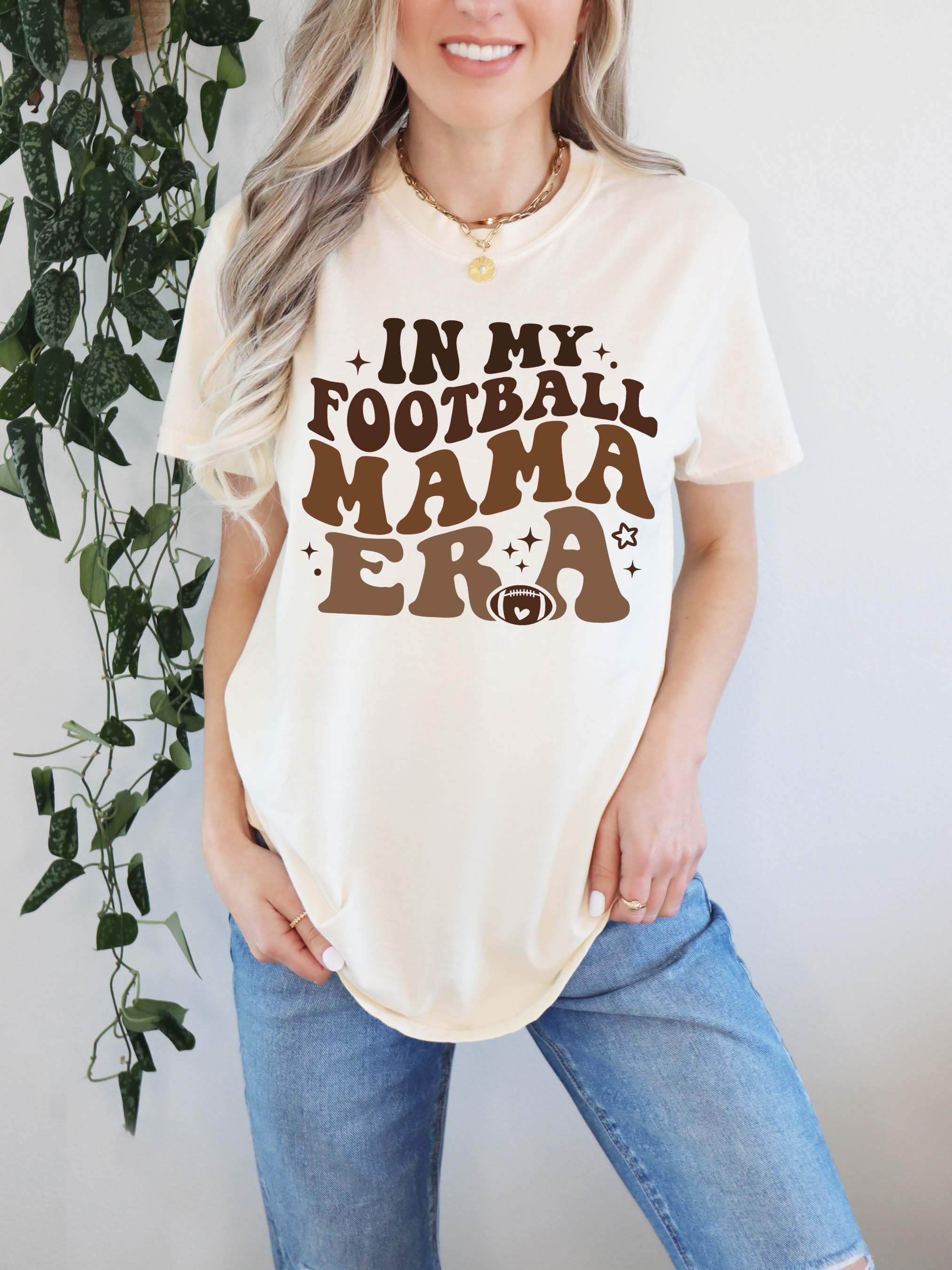 football mom shirt in my football era game day t shirt for sporty moms comfort colors best mom ever football shirt knory scaled