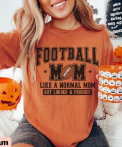 football mom shirt retro varsity tee loud and proud game day t shirt best football mom gift for moms noml8