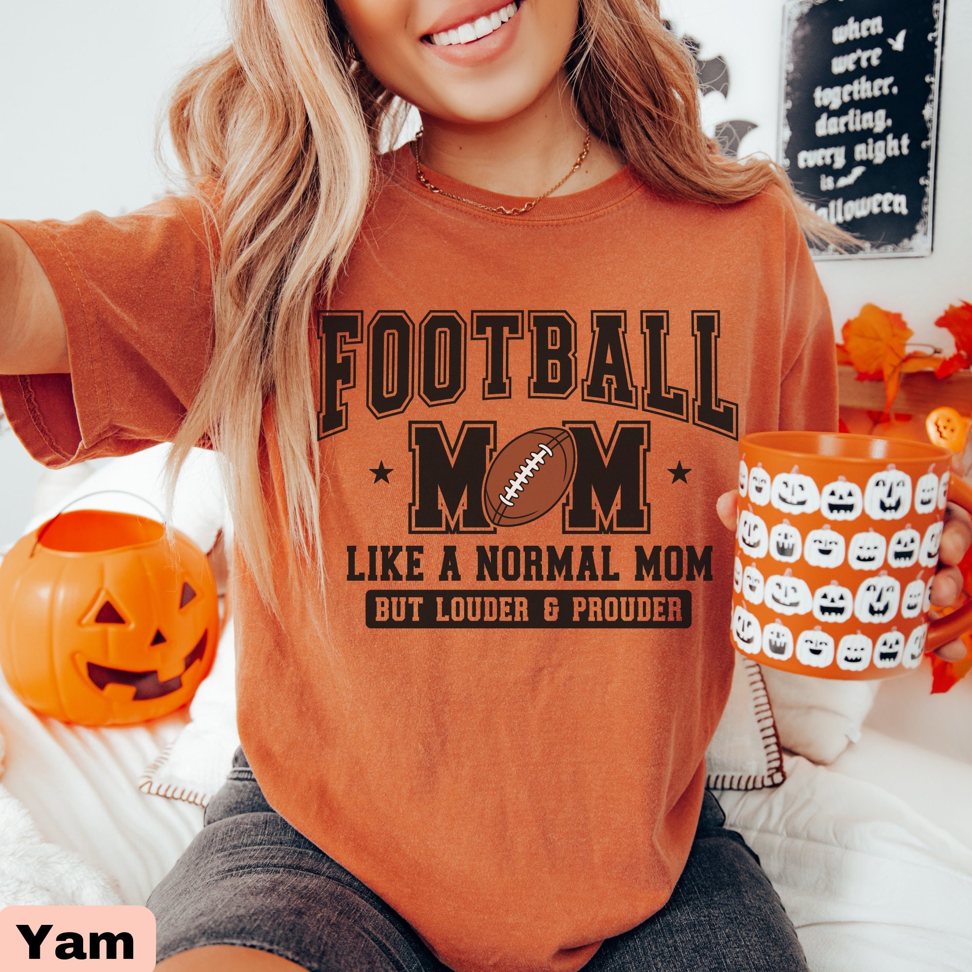 football mom shirt retro varsity tee loud and proud game day t shirt best football mom gift for moms noml8