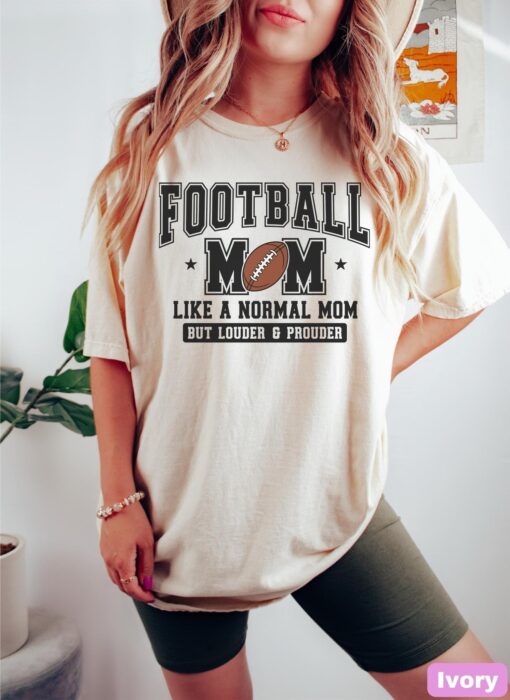 football mom shirt retro varsity tee loud and proud game day t shirt best football mom gift for moms