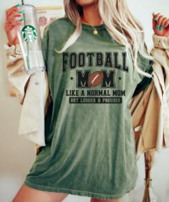 football mom shirt retro varsity tee loud and proud game day t shirt best football mom gift for sports moms ehmyi