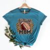 football mom shirt with leopard print for game day best mom ever mothers day gift funny mom life t shirt sehmw