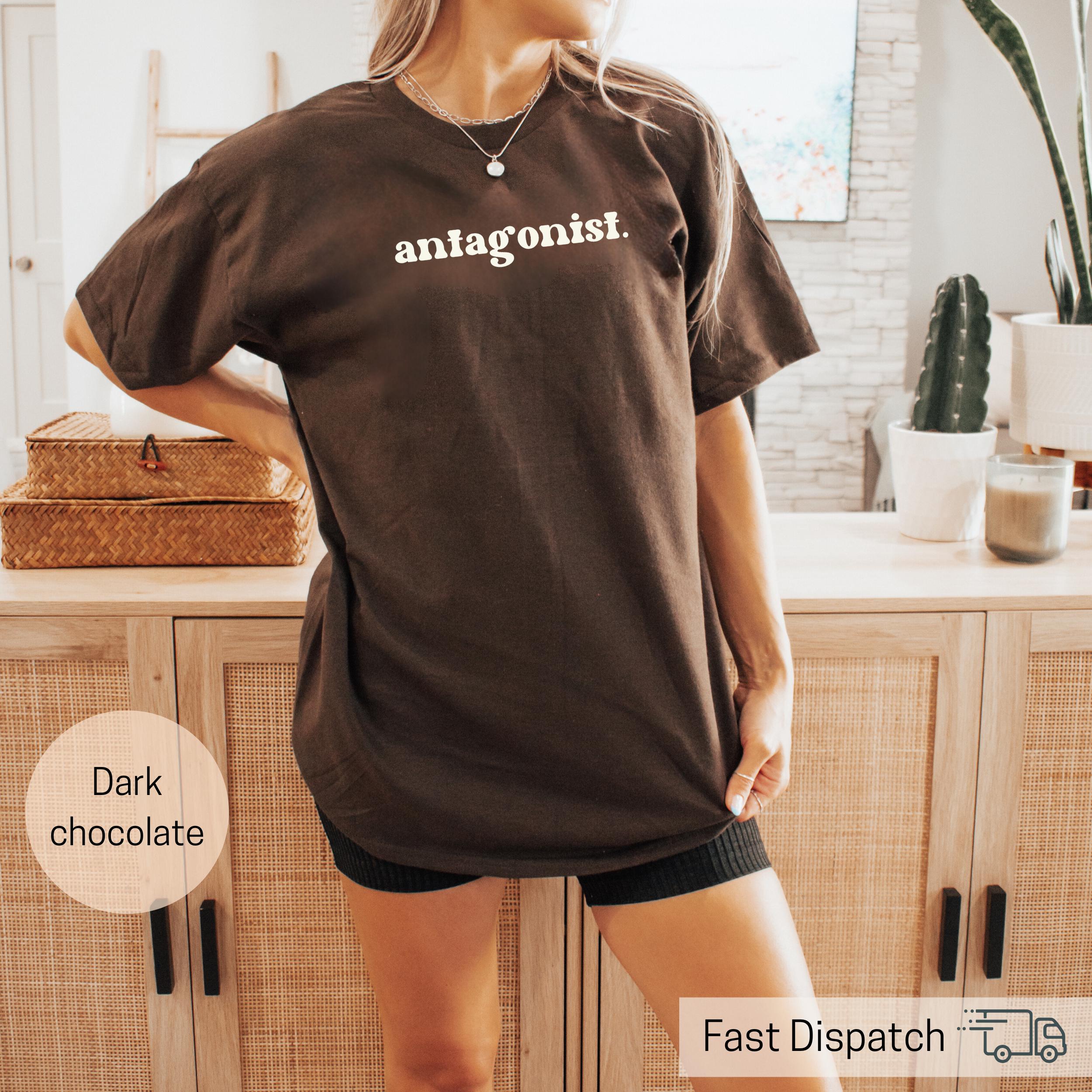 funny antagonist t shirt for mom girlfriend minimalist unisex tee anime lover book author gift 54izh