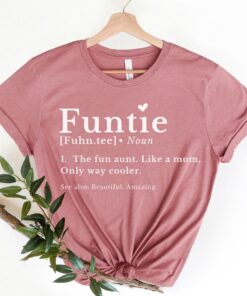 funny aunt shirt best aunt t shirt cool new auntie tee gift for sister mothers day birthday present acsex