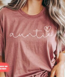 funny aunt shirt for new aunt pregnancy announcement birthday gift cute auntie t shirt unique aunt tee tqpca