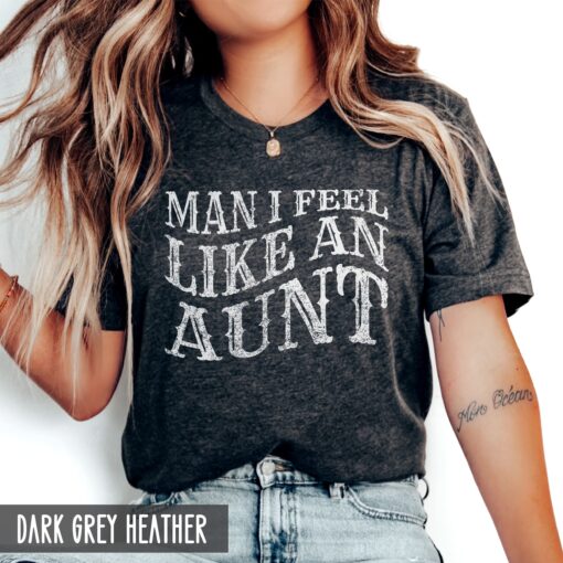 funny aunt shirt i feel like an aunt best aunt ever new aunt reveal t shirt country western gift for new aunts