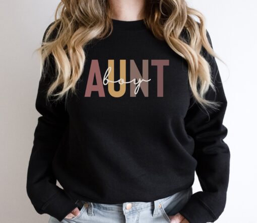 funny aunt sweatshirt and hoodie for boy auntie birthday gift sister shirt unique aunt apparel
