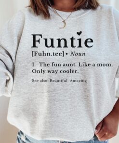 funny aunt sweatshirt best aunt t shirt cool new aunt shirts unique birthday gift for sister mothers day apparel spxpa