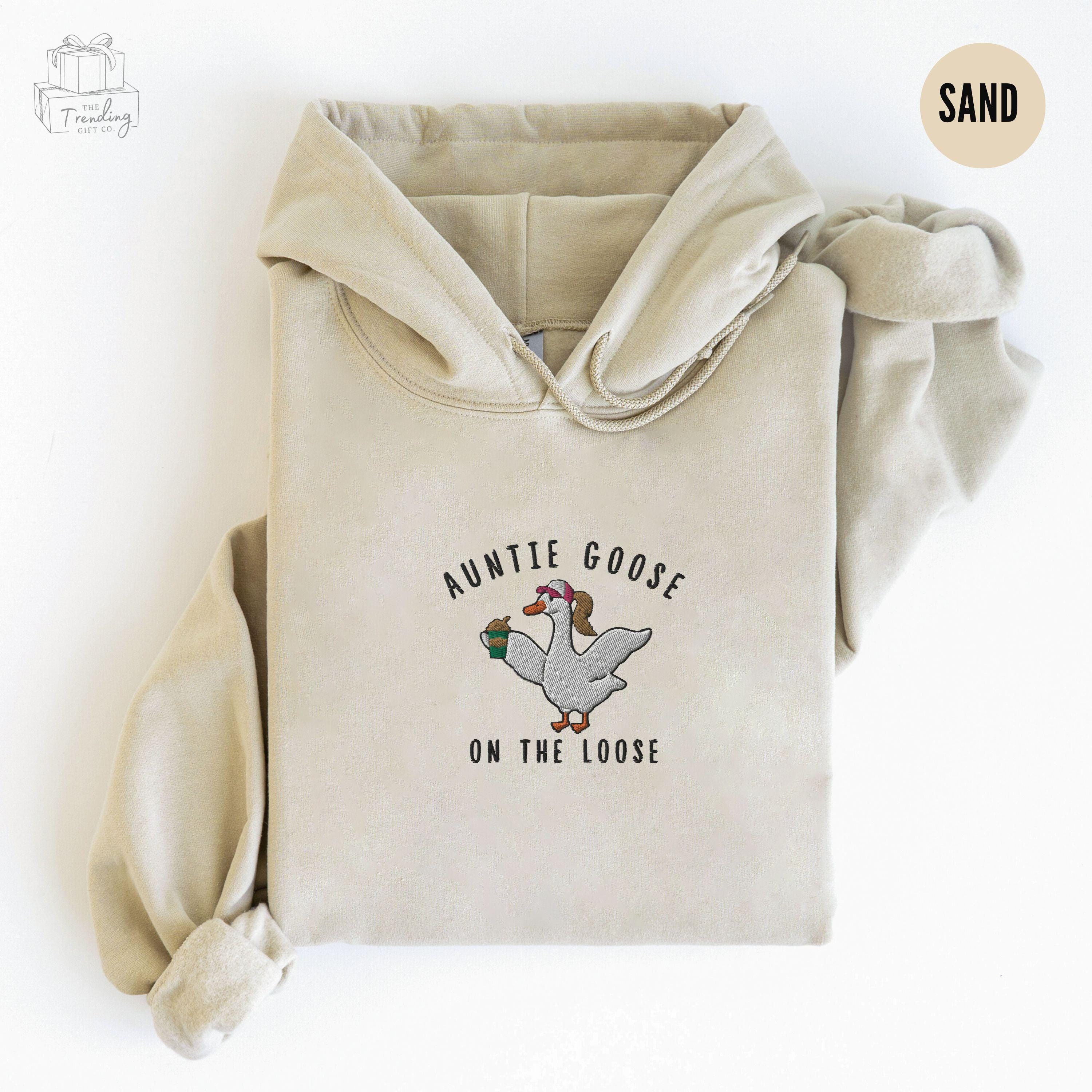 funny auntie hoodie with embroidery for new aunty gifts cool aunts club sweatshirt pregnancy announcement shirt civl6