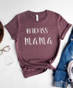 funny badass mama shirt best mom ever tee mothers day shirt cute mom life t shirt unique gift for moms tuvzl