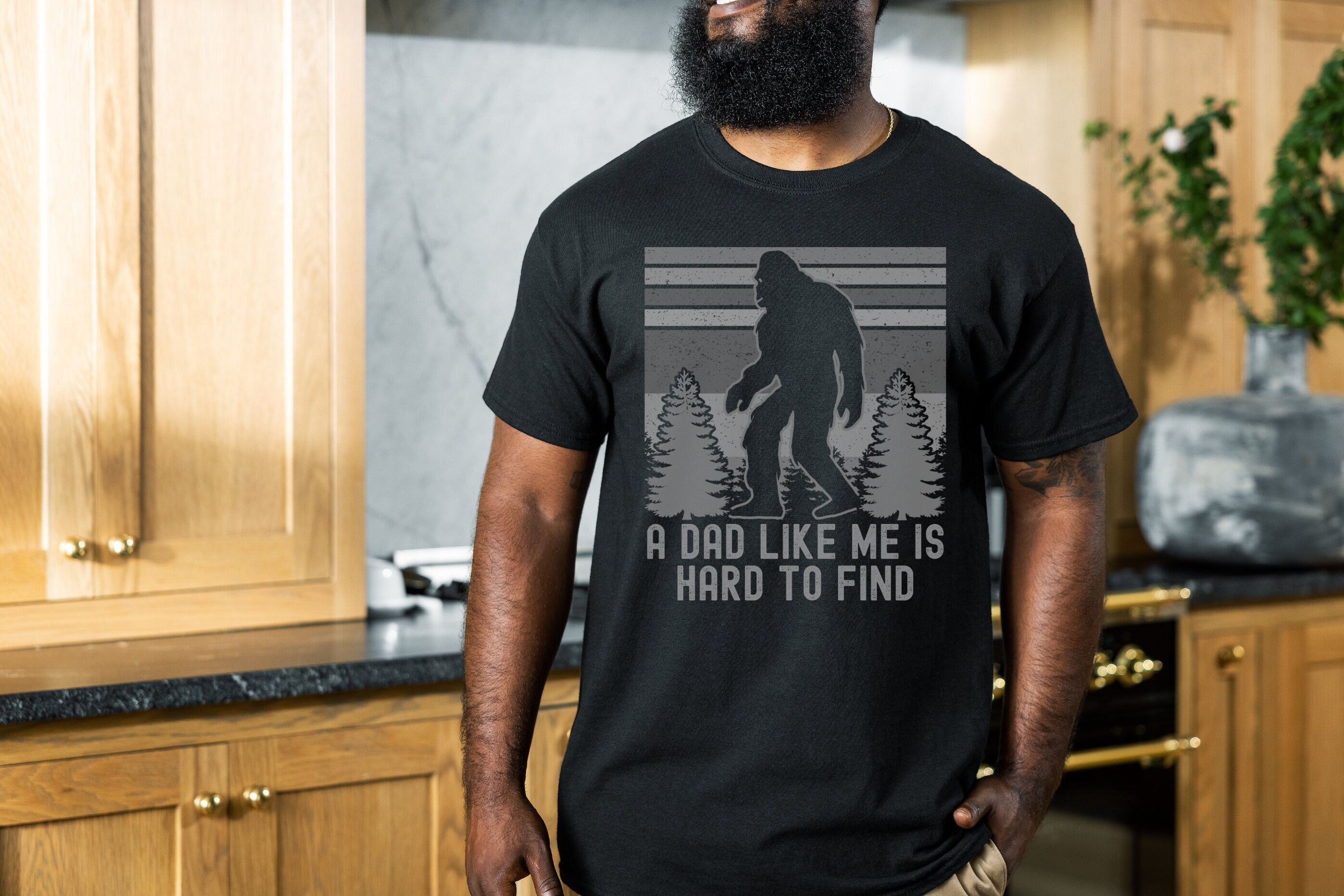 funny bigfoot dad shirt for men a dad like me is hard to find sasquatch t shirt unique fathers day gift idea whyw3 scaled