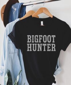 funny bigfoot hunter shirt unisex sasquatch tee hiker clothing perfect for fathers day 2023 gifts tlzuw