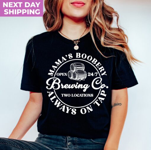 funny breastfeeding mama shirt for new moms best mom ever gift mothers day t shirt unique mamas boobery design nzum6