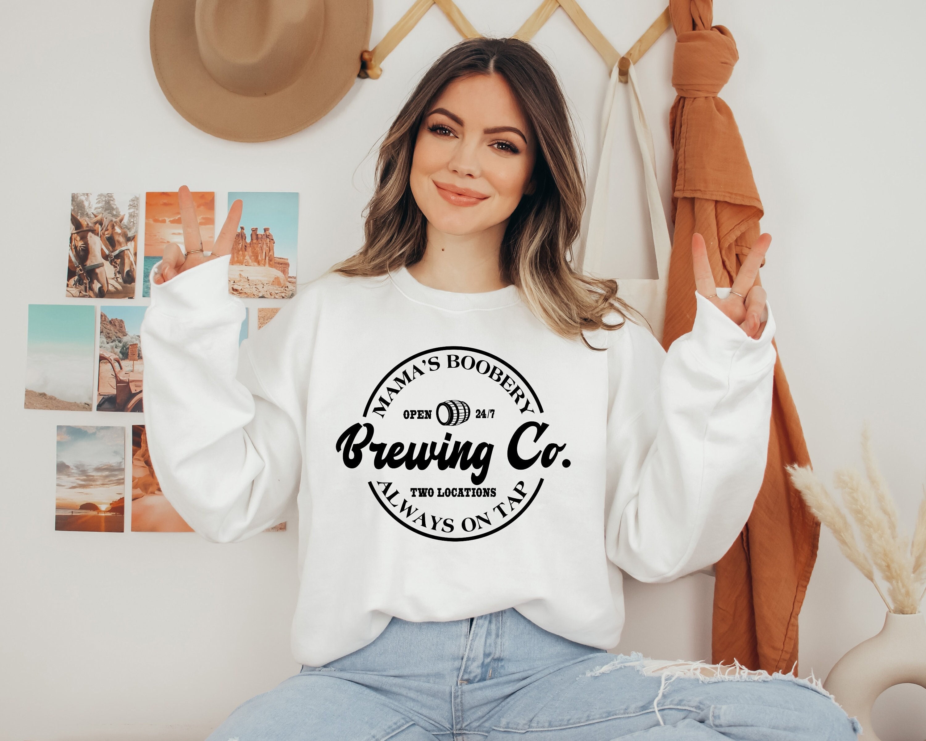 funny breastfeeding sweatshirt for new moms mamas boobery pullover mothers day shirt cute mom life apparel 4fzba scaled