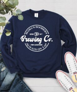 funny breastfeeding sweatshirt for new moms mamas boobery pullover mothers day shirt cute mom life apparel bvvw4