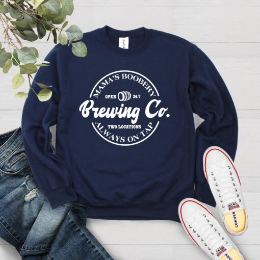 funny breastfeeding sweatshirt for new moms mamas boobery pullover mothers day shirt cute mom life apparel bvvw4