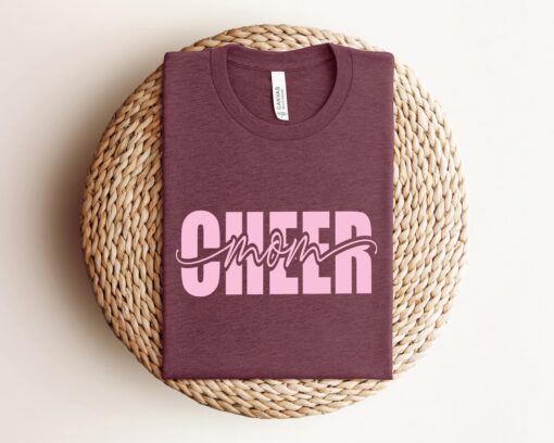 funny cheer mom shirt for cheerleading mama and cheer squad gifts perfect mom life tee for cheerleaders wktw9 scaled
