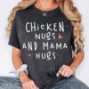 funny chicken nugget lover shirt for kids with mama hugs cute toddler mom life shirt for mothers day msyvl scaled