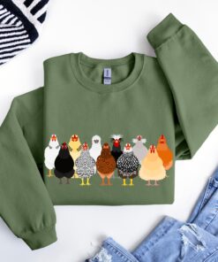 funny chicken sweatshirt for women mothers day animal hoodie cute farm shirt for chicken lovers y7l9i