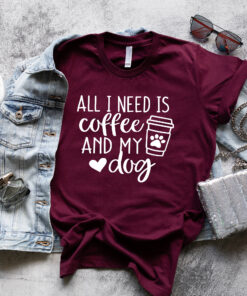 funny coffee and dog shirt for coffee lovers and dog owners best mom shirt gift for dog moms onzau