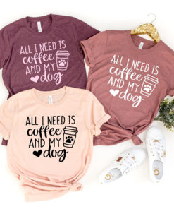 funny coffee and dog shirt for coffee lovers and dog owners best mom shirt gift for dog moms qq3un