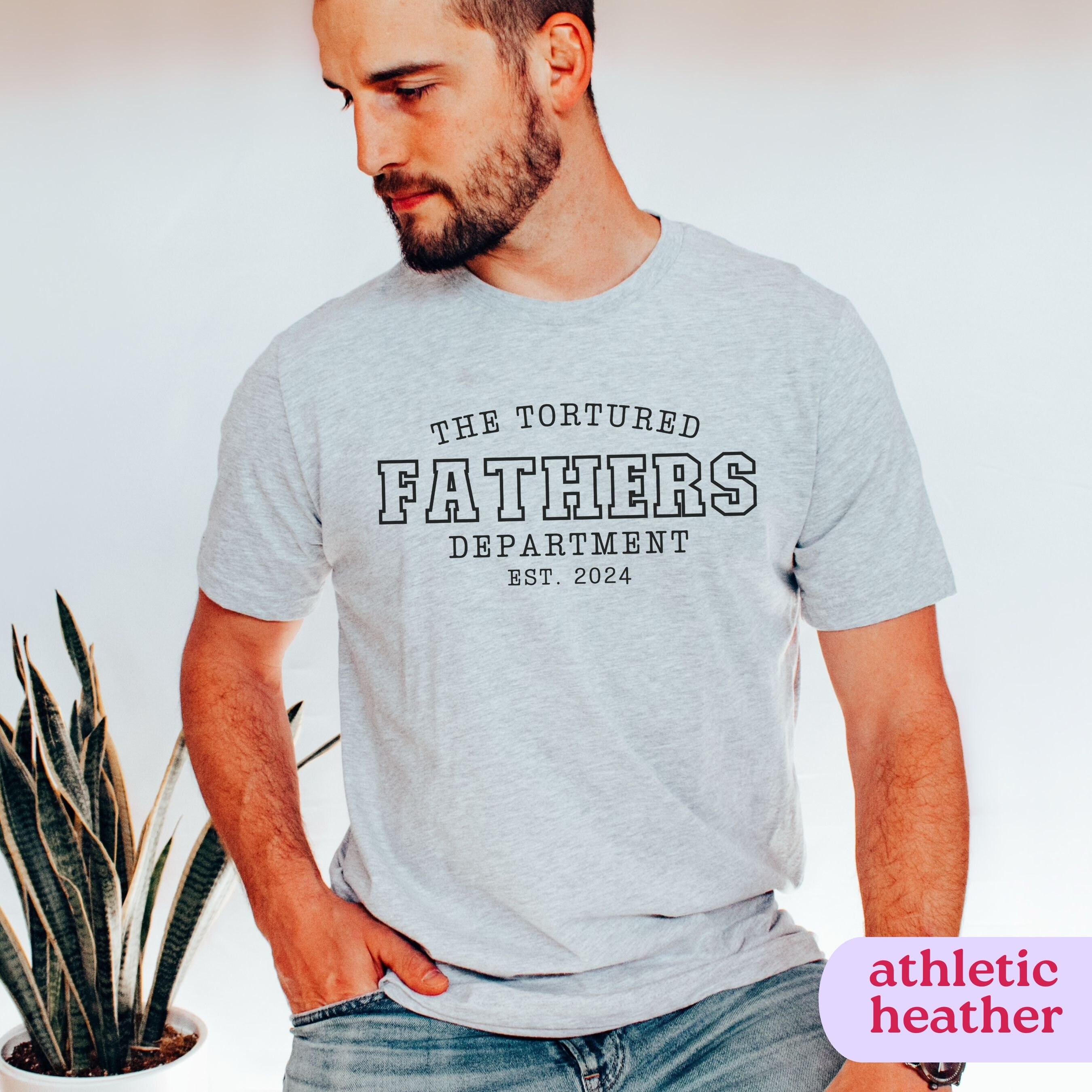 funny custom dad shirt tortured fathers department tee for tired dads sarcastic gifts for husband grandpa birthday mlfzq