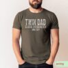 funny custom twin dad shirt for new dads classic overachiever tee for twin reveal and announcement unique gifts for twin fathers gachg scaled