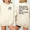 funny custom twin mom sweatshirt for twin announcement and reveal unique est mother of twins pullover crewneck 9wzkt