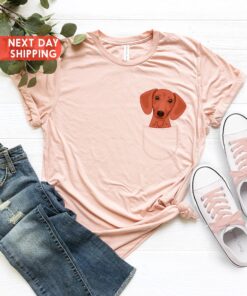 funny dachshund dog middle finger pocket t shirt for dog moms unique dog mama tee gift ideas for pet lovers 6lnl2