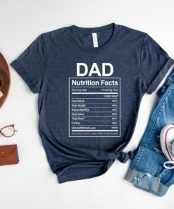 funny dad nutrition facts shirt for fathers day unique dad tee best dad ever gift ielxl