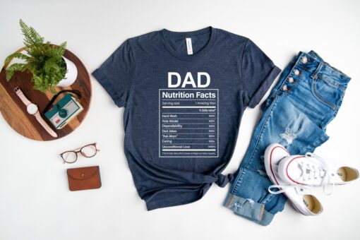 funny dad nutrition facts shirt for fathers day unique dad tee best dad ever gift ielxl scaled