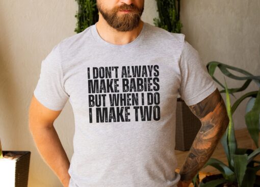 funny dad of twins shirt for twin fathers day gifts unique twin dad tee for expecting fathers ob0qm