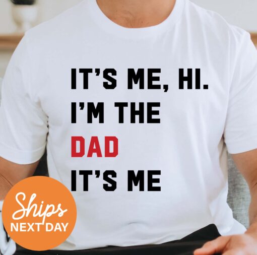 funny dad shirt its me hi im the dad long sleeve t shirt unique fathers day gift concert tee for cool dads 7l9nw
