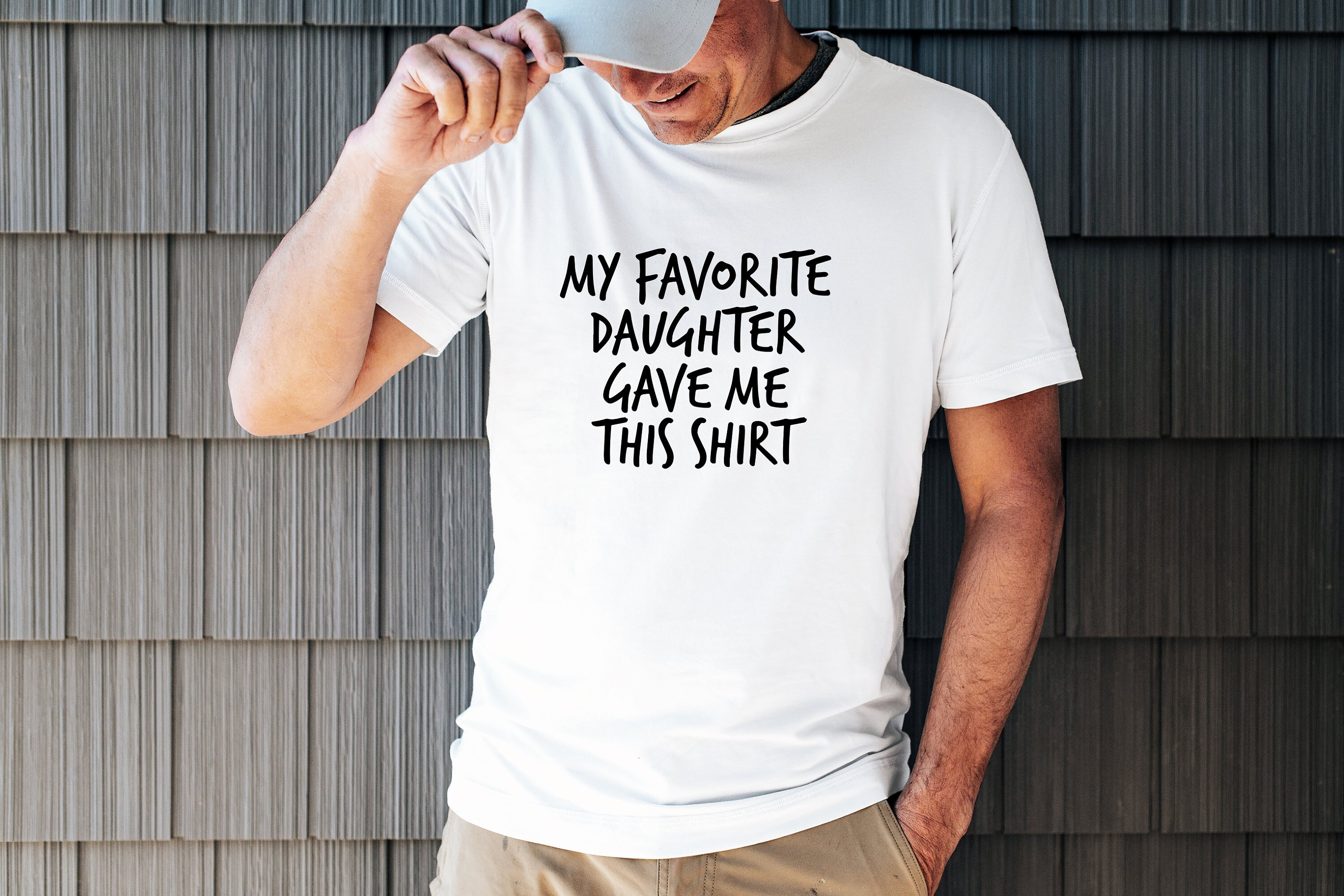 funny dad shirt my favorite daughter gave me this tee fathers day gift plus size t shirt for men and dads beoo9 scaled