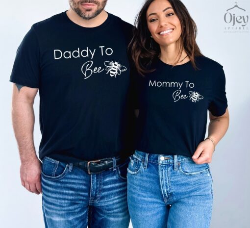 funny daddy and mommy to bee shirts for pregnancy reveal matching couple shirts baby shower gifts 4iftr