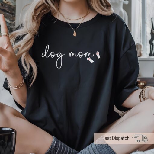 funny dog mom shirt cute dog owner tee for dog lovers personalized gifts for dog and cat moms h9mkr
