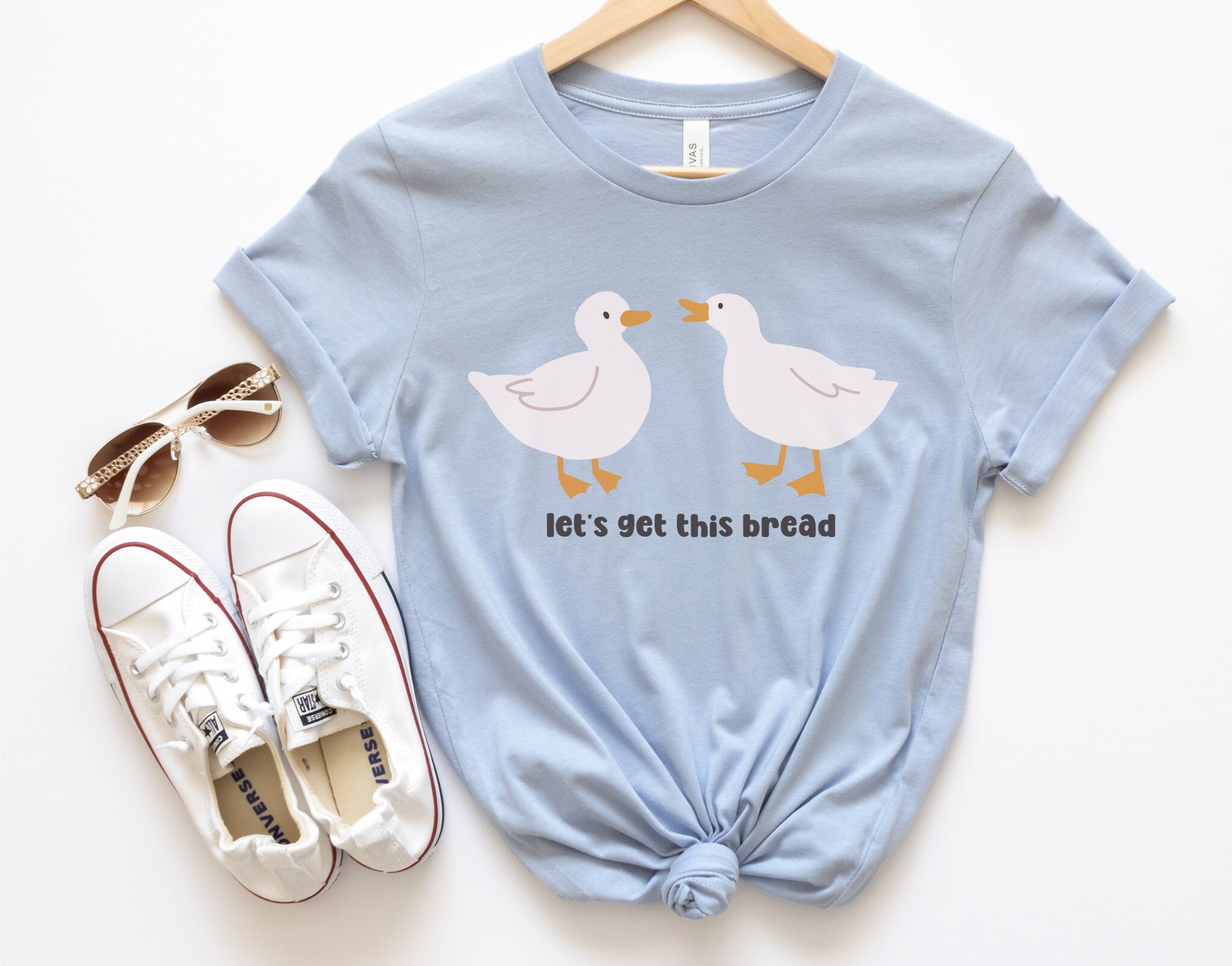 funny duck shirt for bird lovers cottagecore spring tee nature aesthetic goose and duck design birder t shirt dcdjy