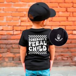 funny feral child shirt for toddlers wild child tee kids humor shirt unique toddler outfit cute kid t shirt av63y