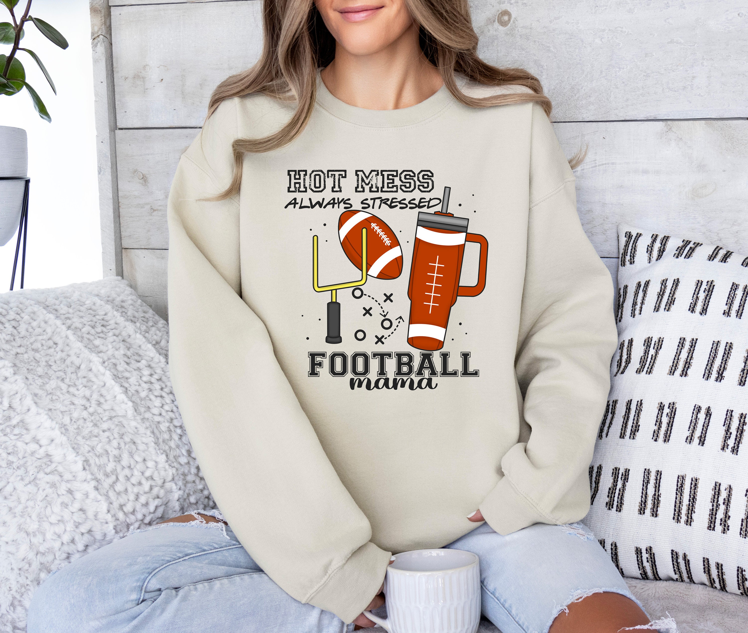 funny football mama shirt for stressed moms cute colorful mom life tee perfect for game day and mothers day yjxuy scaled