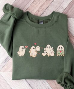 funny ghost mama sweatshirt for mothers day cute mom life shirt unique mama ghost design jisxa