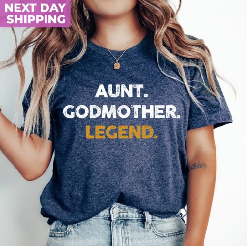 funny godmother shirt for aunt and godparent gifts cute godmama tee baby shower shirt unique gift for sister in law