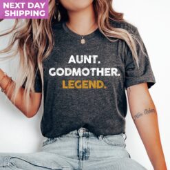 funny godmother shirt for aunt and godparent gifts cute godmama tee baby shower shirt unique gift for sister in law lxlc4