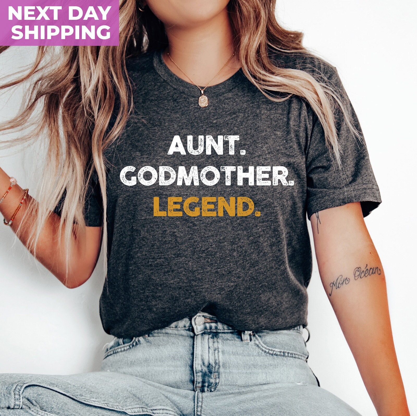 funny godmother shirt for aunt and godparent gifts cute godmama tee baby shower shirt unique gift for sister in law