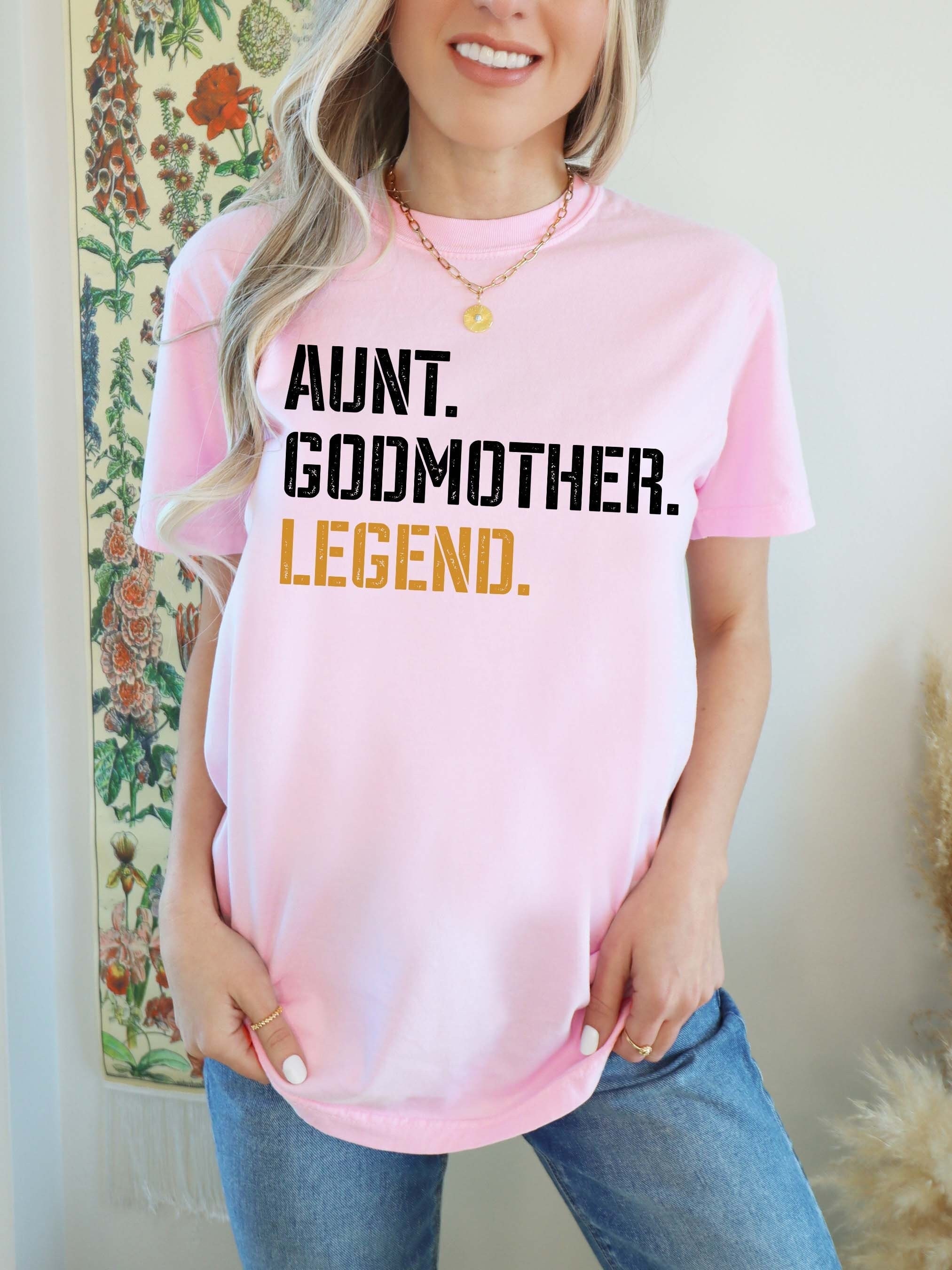 funny godmother shirt for aunt proposal baptism legend gift comfort colors best godmother shirts for special occasions k5xtv scaled