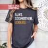 funny godmother shirt for aunt proposal baptism unique gift idea for aunt to be best godmother shirts yr7wr