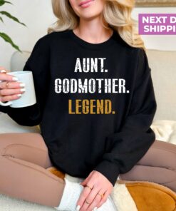 funny godmother sweatshirt for aunt gift godparent hoodie baby shower present unique godmama apparel alikg