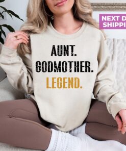 funny godmother sweatshirt for aunt gift godparent hoodie baby shower present unique godmama apparel uqzww